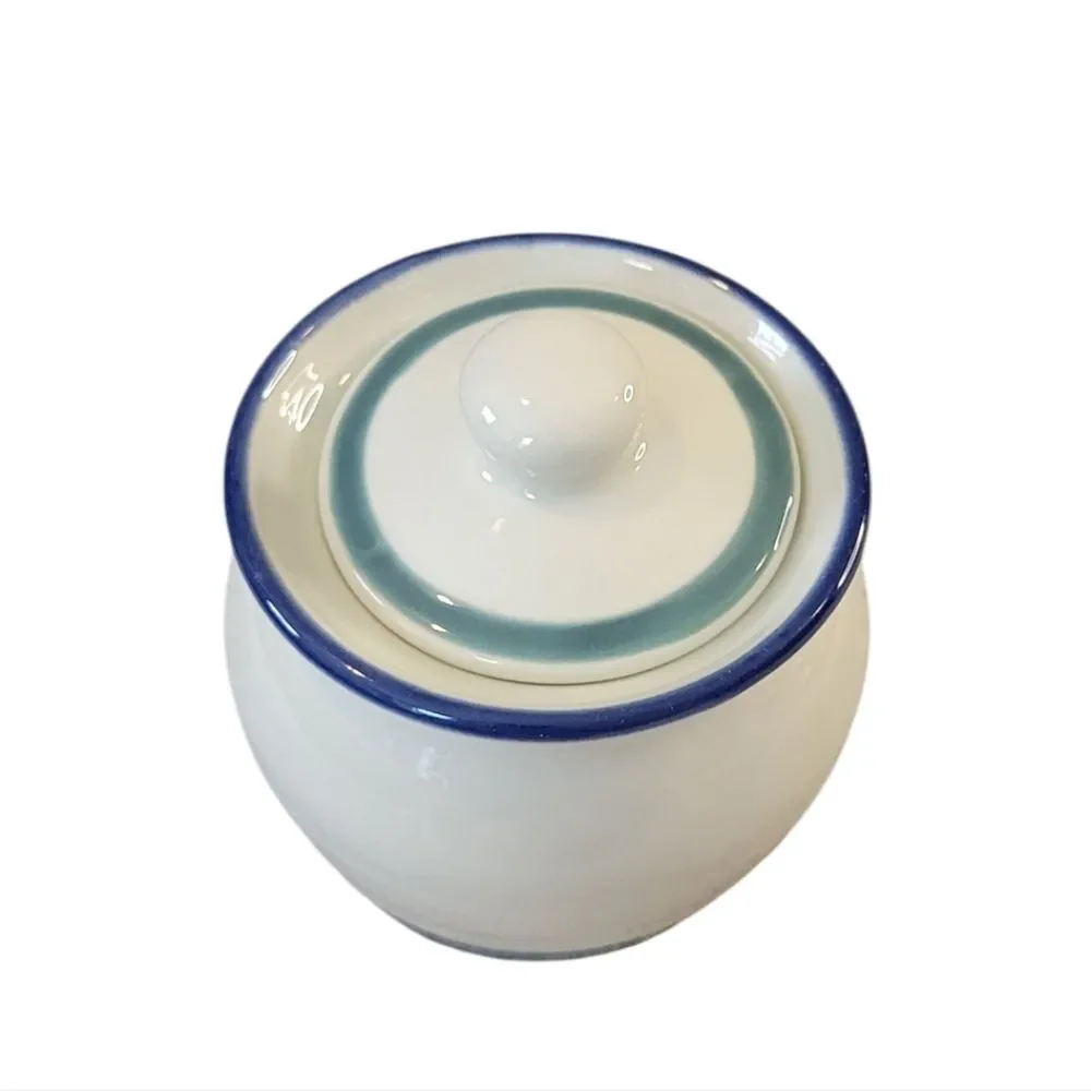 Pfaltzgraff Northwinds Stoneware Creamer And Covered Sugar Bowl Set
